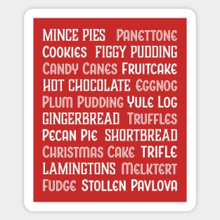 Christmas Foods Sticker